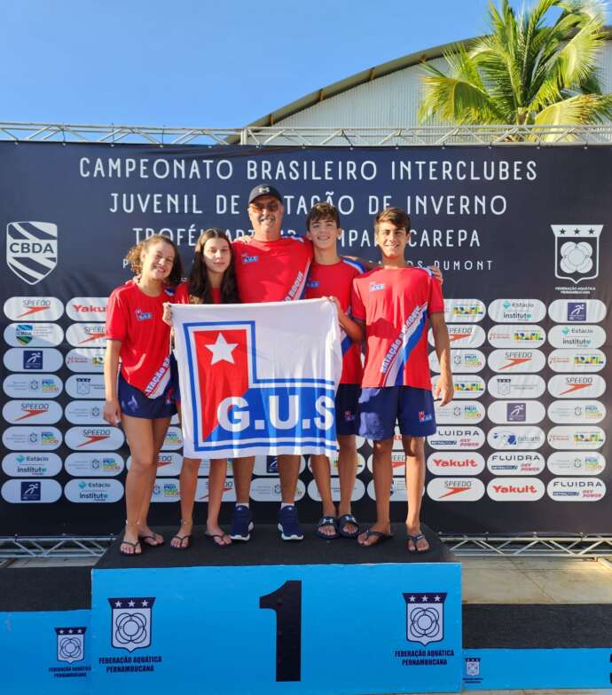 Natação do GUS participa do Campeonato Brasileiro em Recife