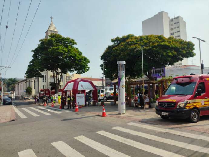 Semana Nacional do Trânsito começa com ação na Praça da Matriz