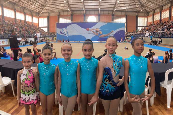 Ginástica Rítmica de São Roque brilha no Torneio da Primavera em Mogi Mirim