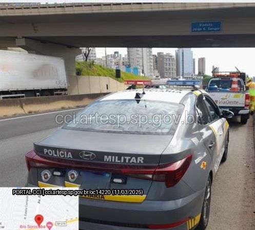 Pedestre morre ao se jogar de viaduto na Rodovia Castello Branco em Sorocaba